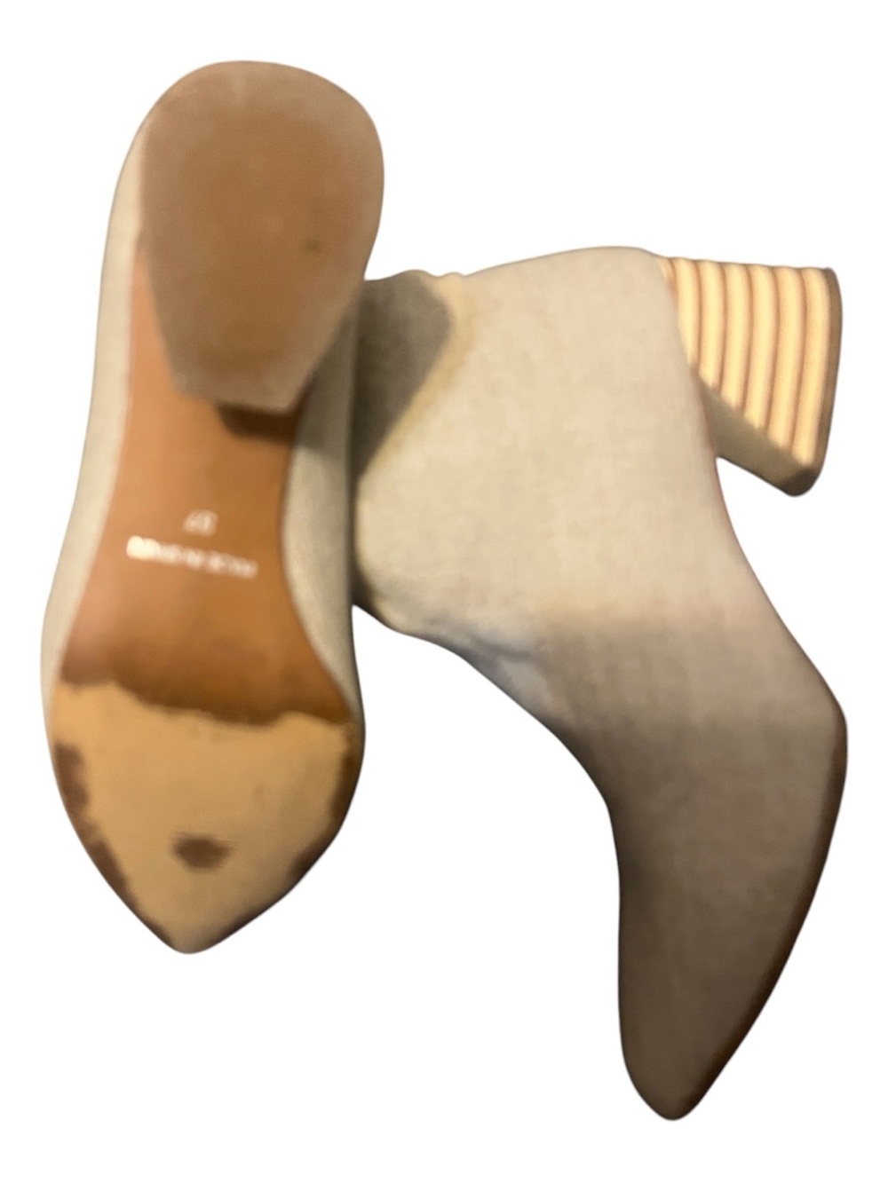 Farylrobin Pointed Toe
Ankle Boots with
Stacked Wooden Block
Heels - Picture 3 of 3
